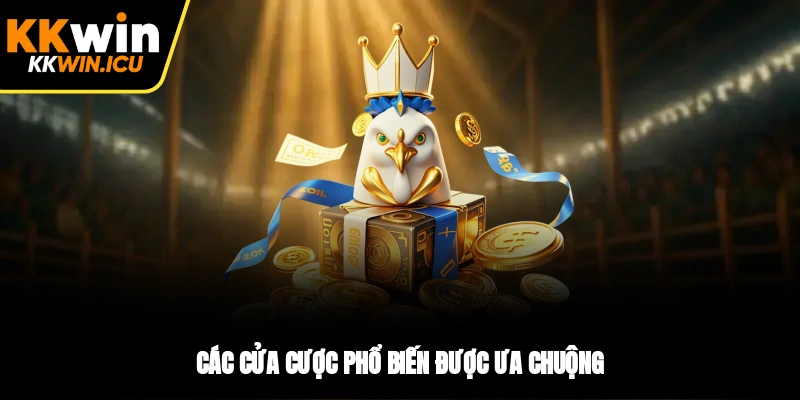 Các cửa cược phổ biến được ưa chuộng Các cửa cược phổ biến được ưa chuộng