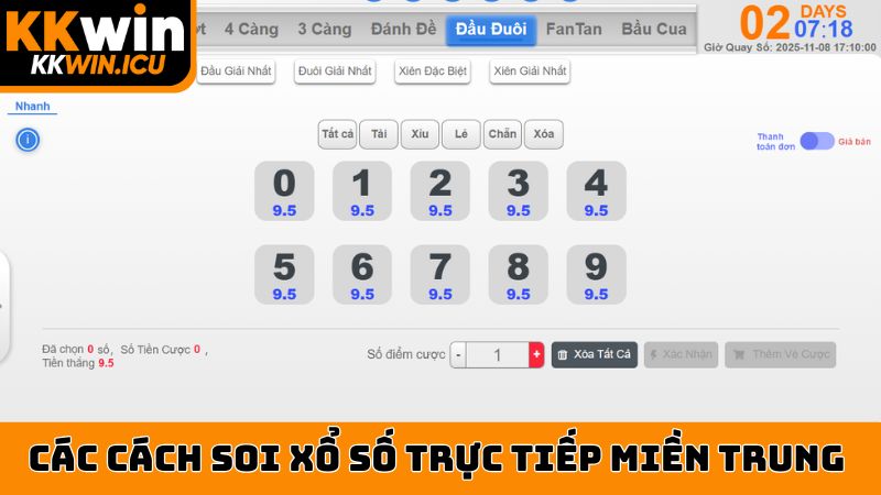 Các cách soi xổ số trực tiếp miền Trung hiệu quả
