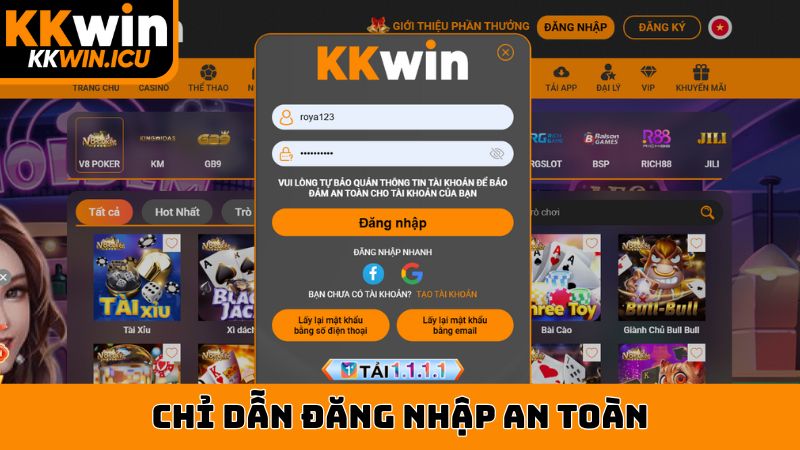 Chỉ dẫn đăng nhập an toàn